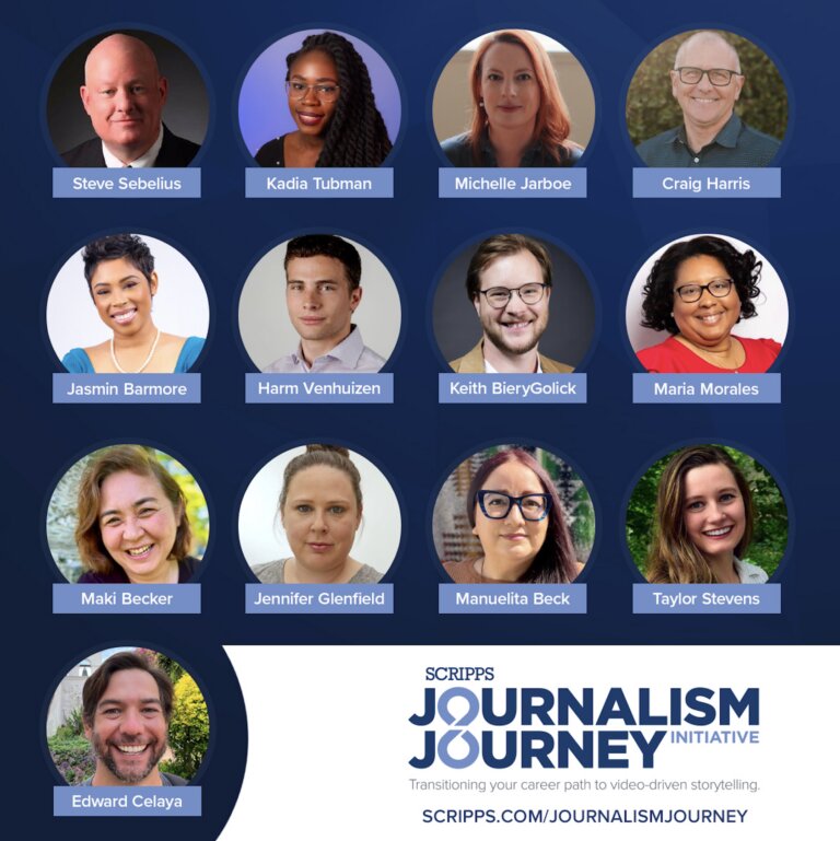 The 2024-2025 cohort of the Scripps Journalism Journey Initiative
